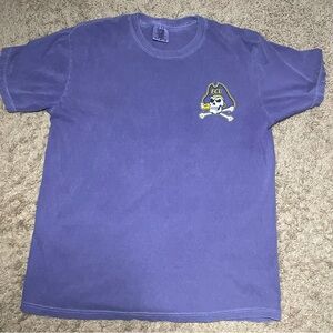 East Carolina Pirates Men's Baseball Pullover Short Sleeve T-Shirt Size Large